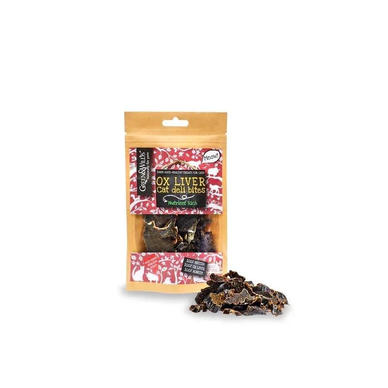 Green & Wild’s Ox Liver Cat Treats