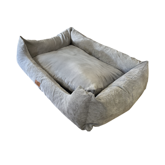 Baker & Bray human dog bed for you and your dog on white background