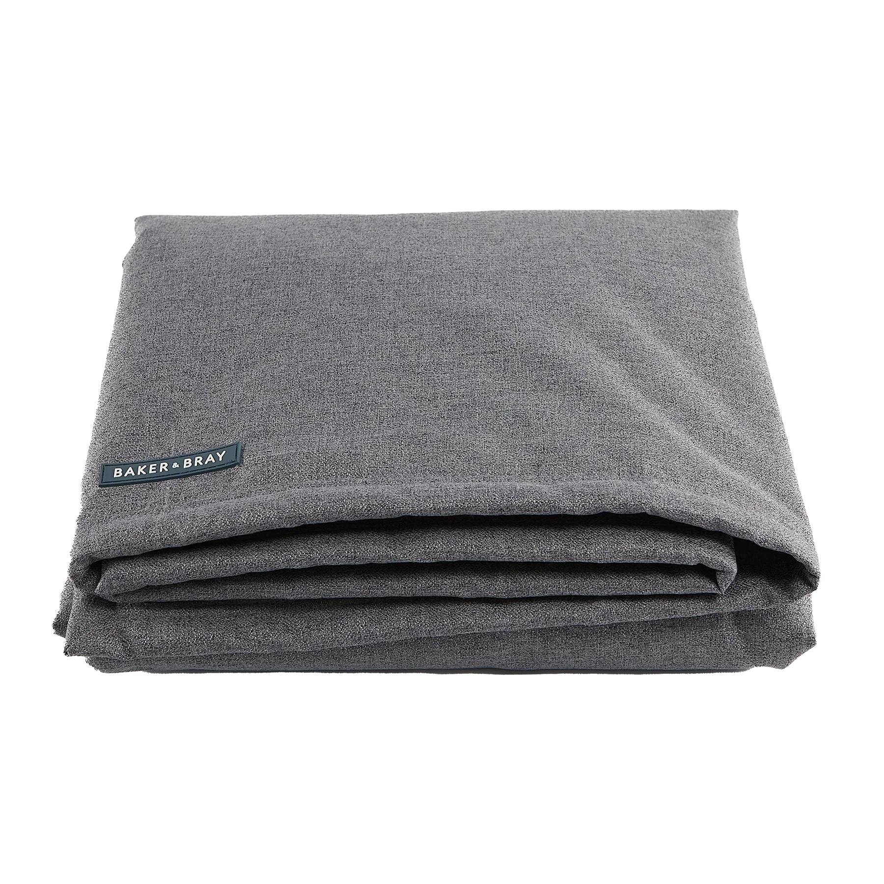 Folded Baker & Bray temperature regulating dog blanket in grey