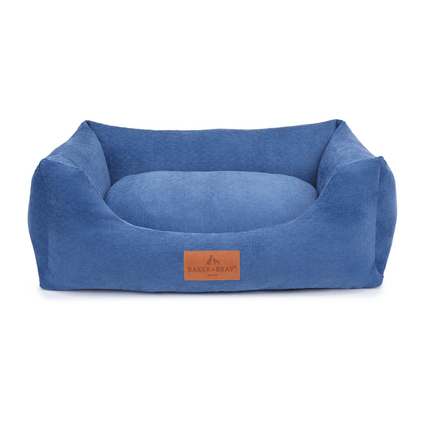 Regal blue interchangeable dog bed cover by Baker & Bray