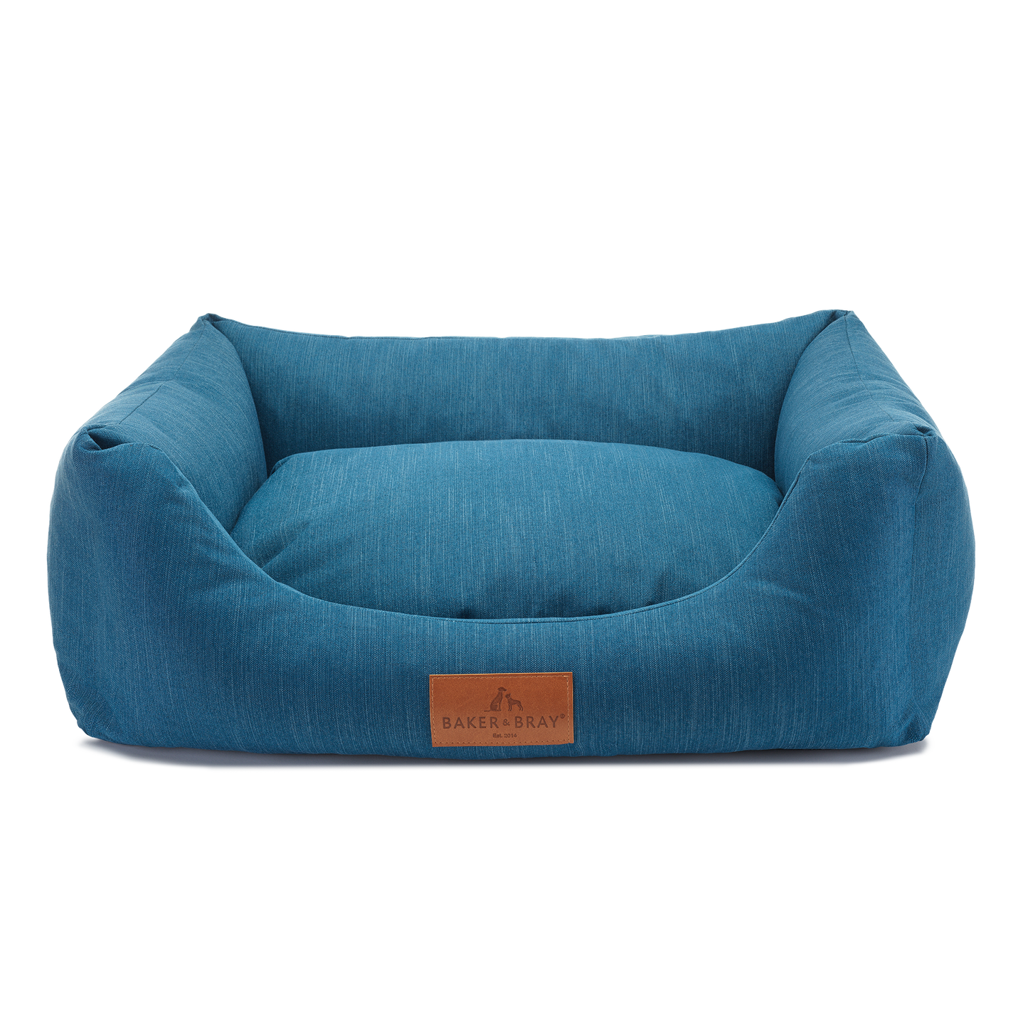 Teal blue green interchangeable dog bed cover by Baker & Bray