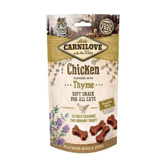 Carnilove Chicken with Thyme Cat Treats pouch