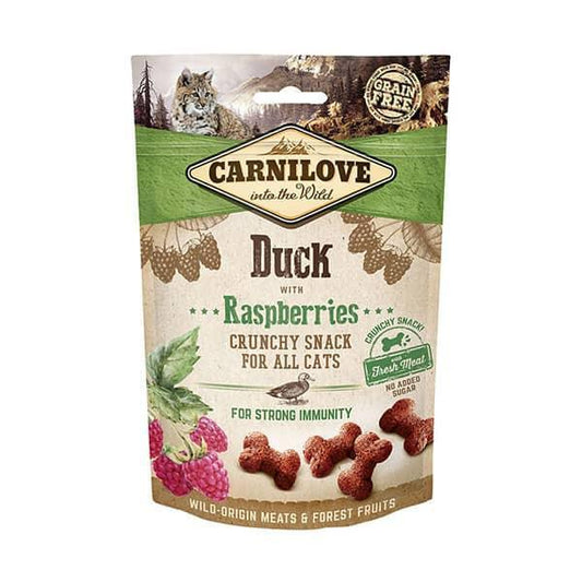 Carnilove Duck with Raspberries Cat Treats pouch