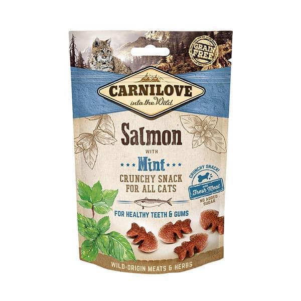 Carnilove Salmon with Mint Cat Treats pouch