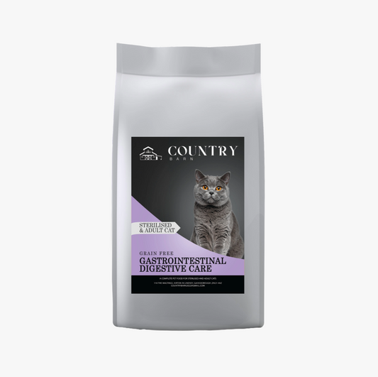 Country Barn Gastrointestinal Digestive Care Dry Cat Food packaging