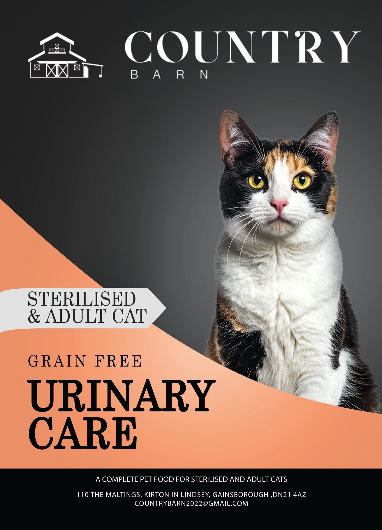 Key benefits of Country Barn Urinary Care Dry Cat Food