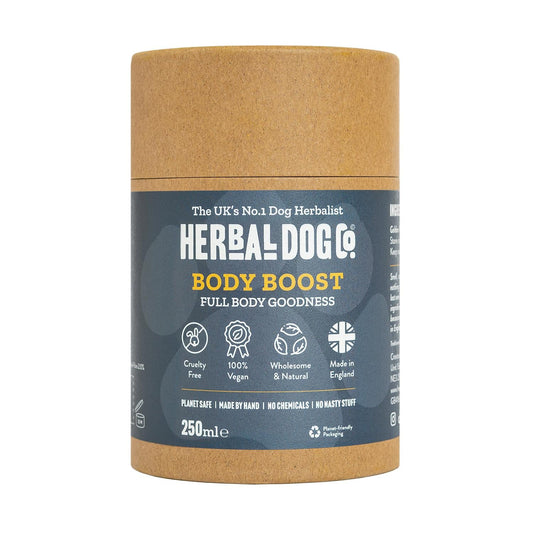 Herbal Dog Co. Body Boost Multivitamin For Dogs supplement container