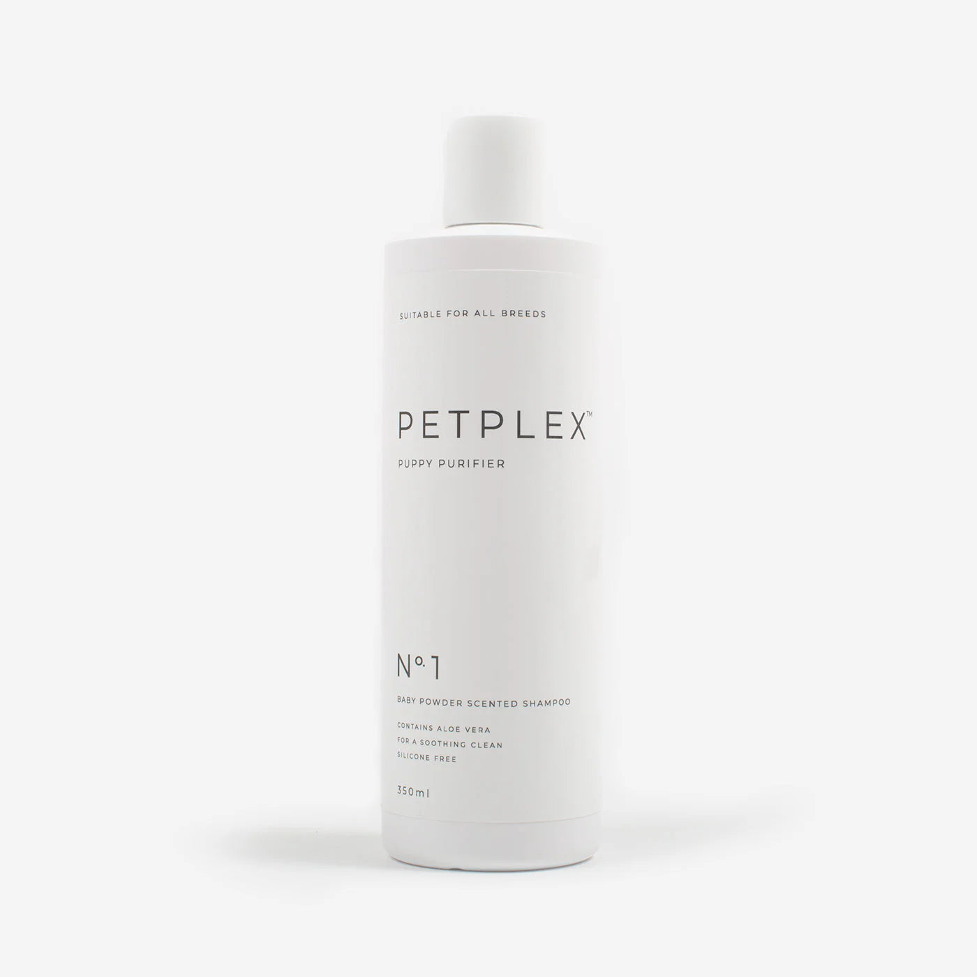 PetPlex No. 1 Puppy Shampoo 350ml bottle for puppies aged 12 weeks and older