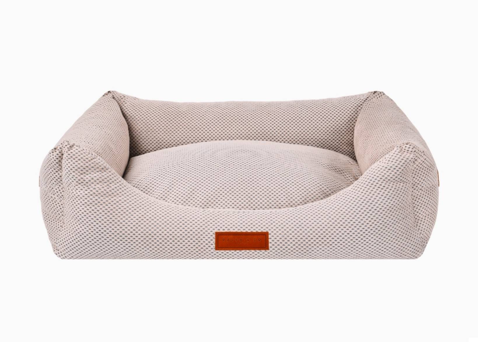 Ralph & Co Chatsworth orthopaedic memory foam dog bed in beige