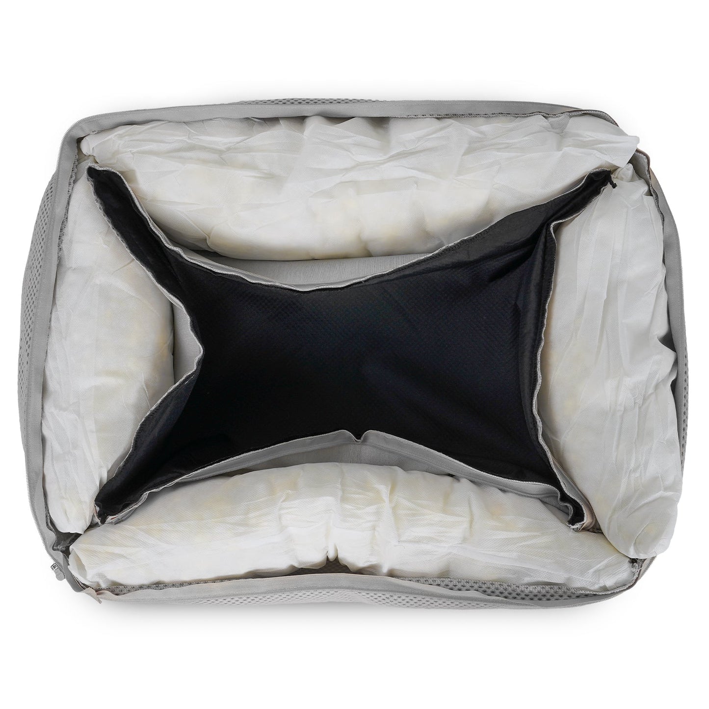 Memory foam support layer inside the Highclere orthopaedic dog bed
