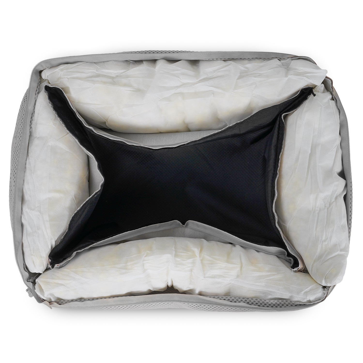 Memory foam support layer inside the Highclere orthopaedic dog bed