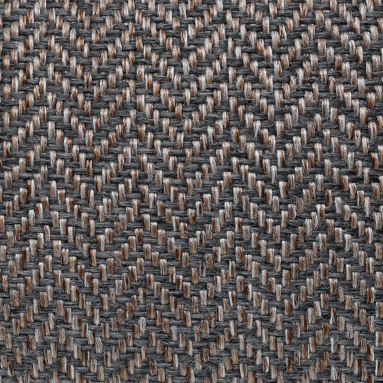 Close-up of the tweed herringbone fabric on the Ralph & Co Lincoln Luxury Donut Dog Bed