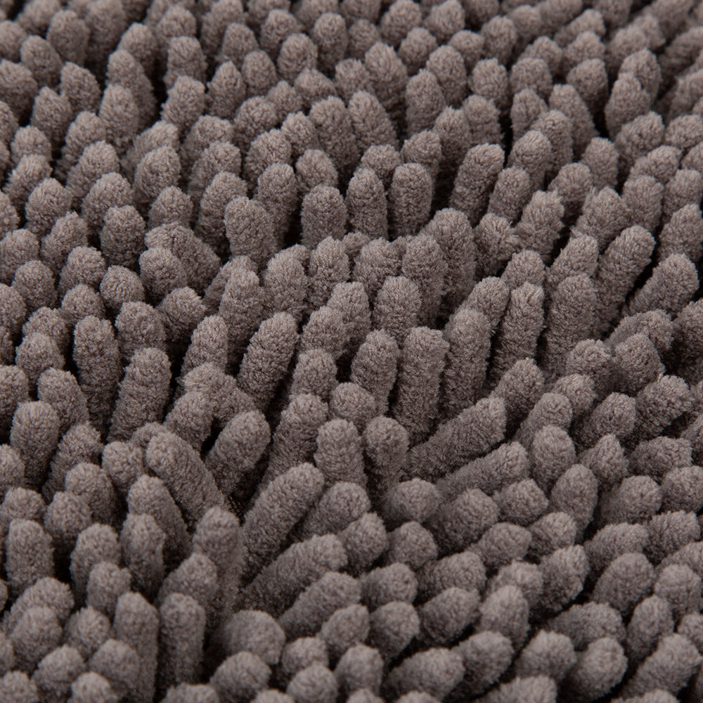 Close-up of Scruffs dog drying mat showing chenille microfibre texture